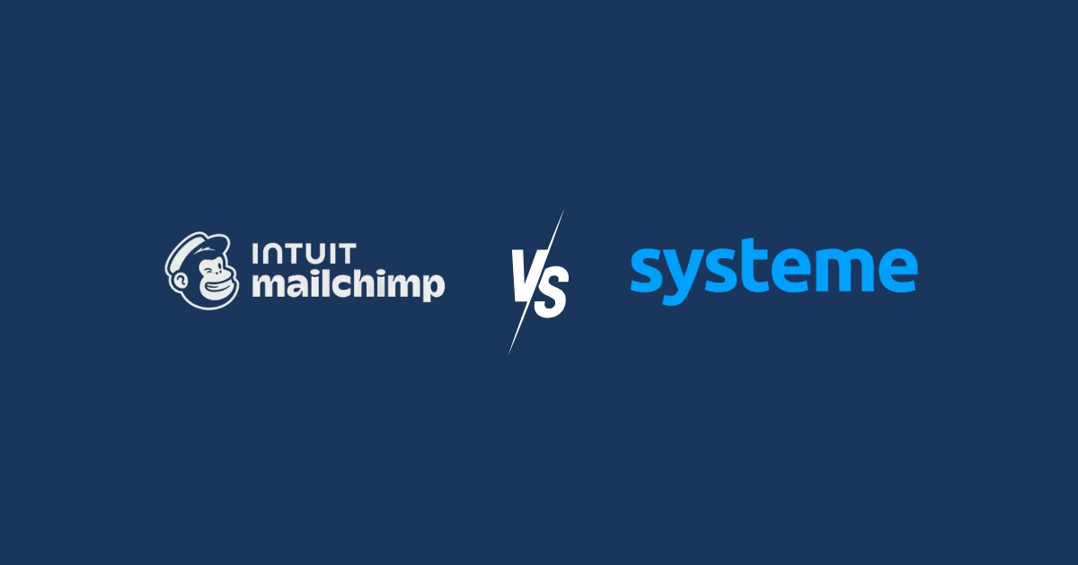 Mailchimp vs Systeme.io: Which platform offers the best email marketing?